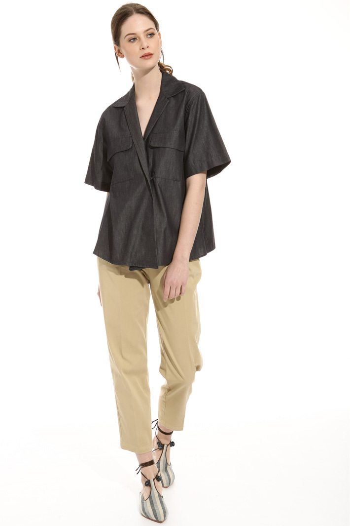 Light denim shirt Intrend Light denim shirt Intrend
