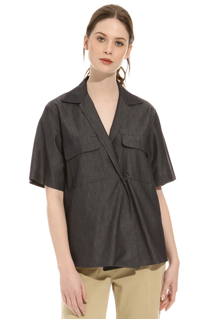 Light denim shirt Intrend Light denim shirt Intrend