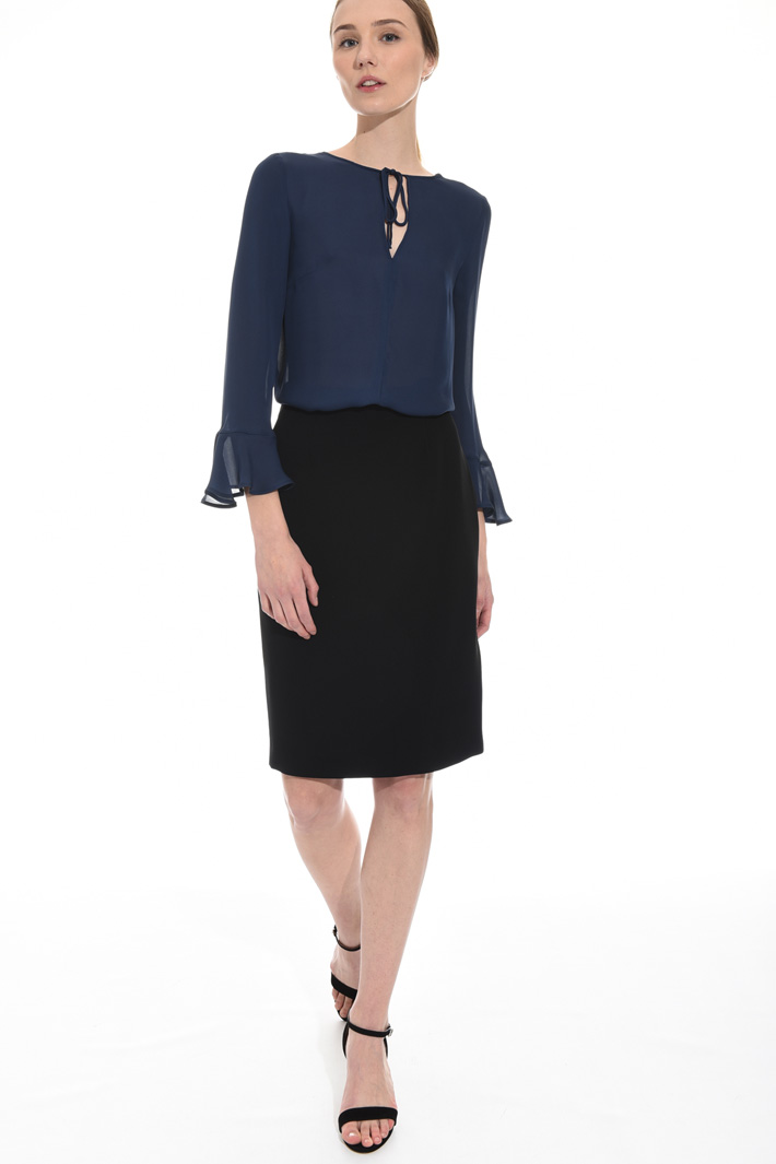 Silk georgette blouse Intrend Silk georgette blouse Intrend