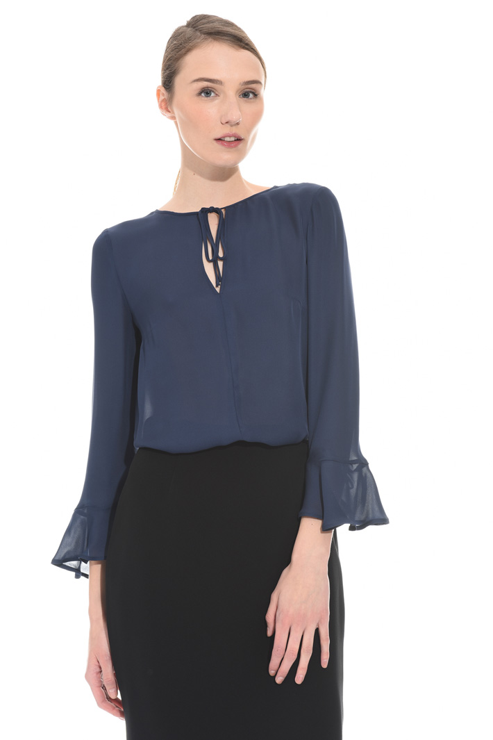 Silk georgette blouse Intrend Silk georgette blouse Intrend
