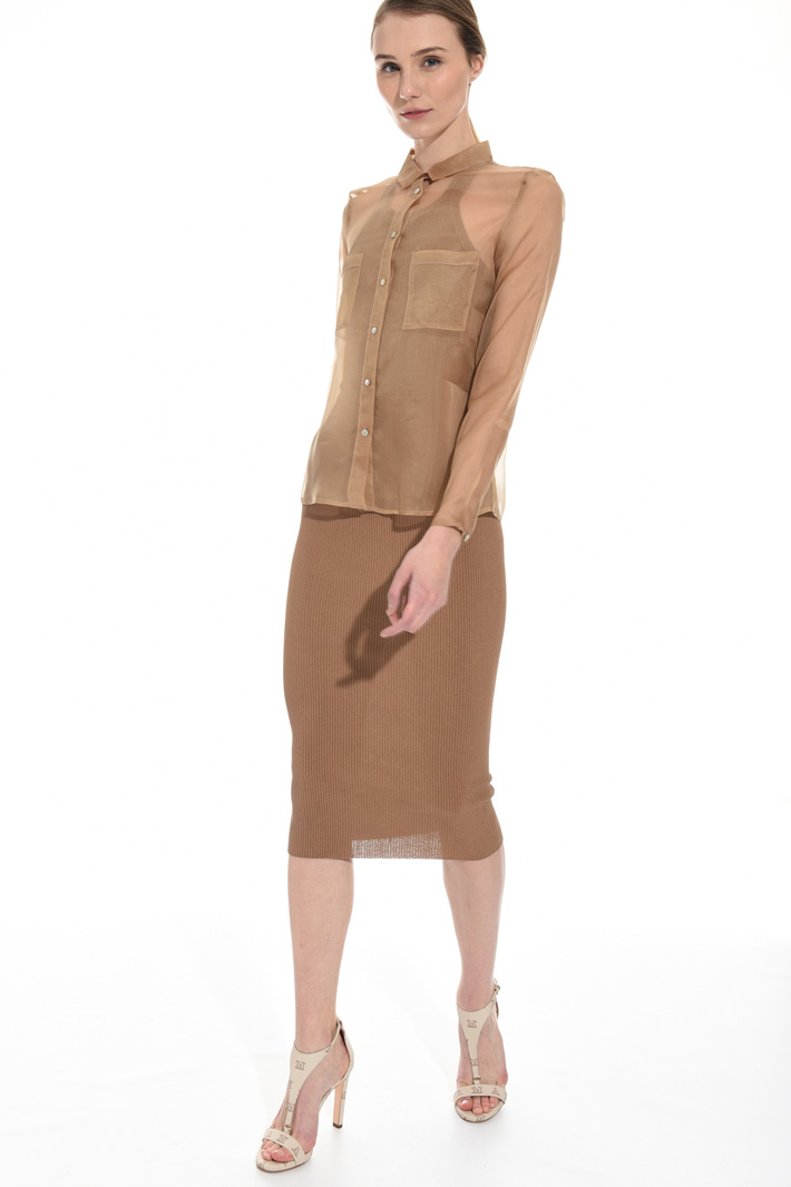 Silk organza shirt Intrend Silk organza shirt Intrend