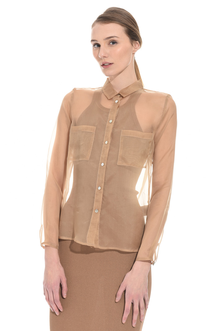 Silk organza shirt Intrend Silk organza shirt Intrend
