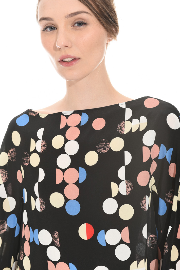 Crepe de chine blouse Intrend Crepe de chine blouse Intrend