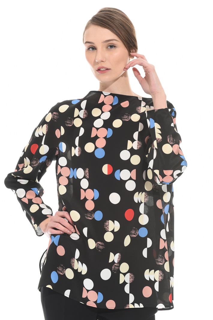 Crepe de chine blouse Intrend Crepe de chine blouse Intrend