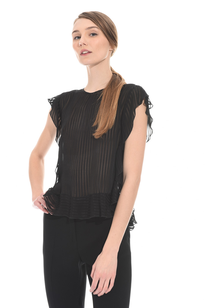 Striped viscose top Intrend Striped viscose top Intrend