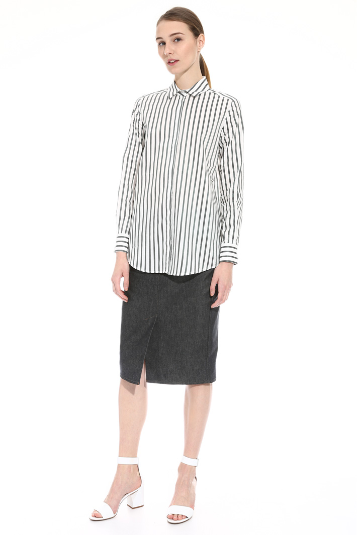 Cotton muslin shirt Intrend Cotton muslin shirt Intrend