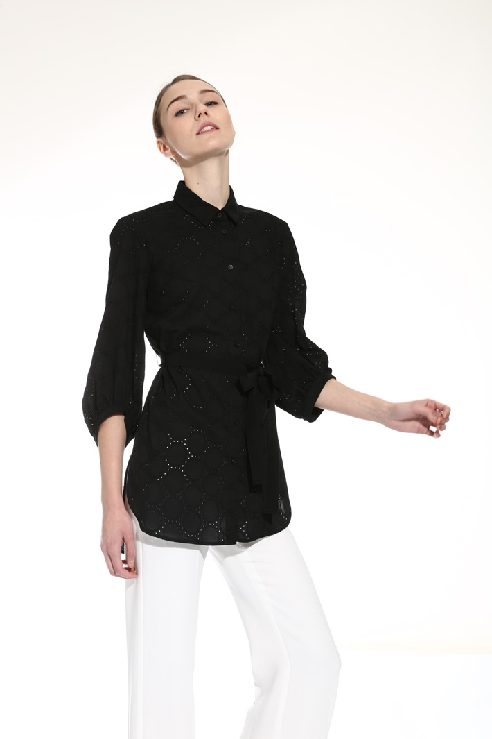 Broderie anglaise shirt Intrend Broderie anglaise shirt Intrend