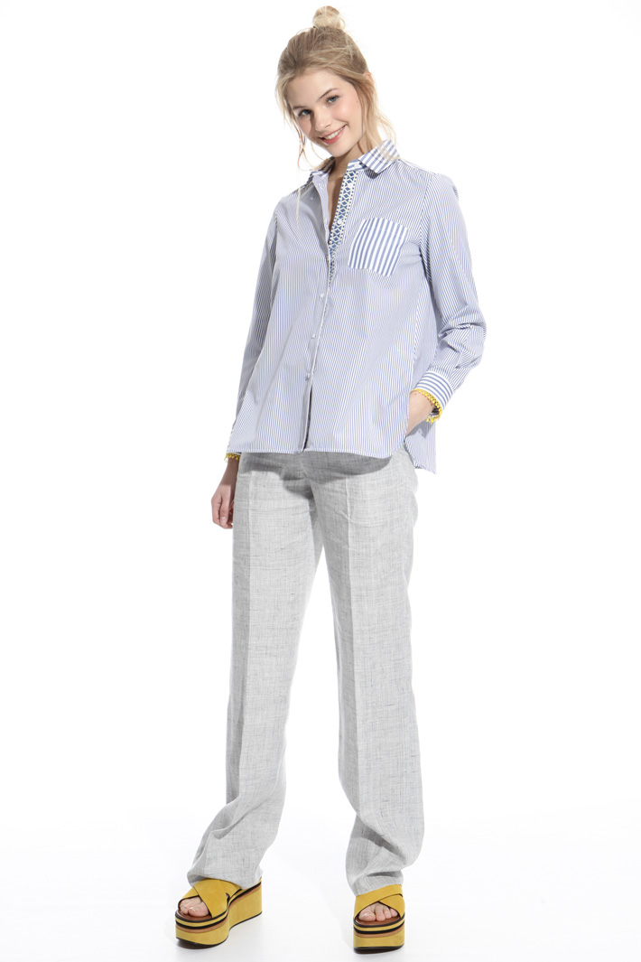Camicia con passamanerie Intrend Camicia con passamanerie Intrend