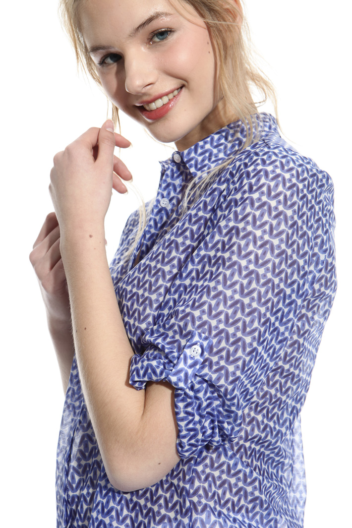 Printed voilé shirt Intrend Printed voilé shirt Intrend