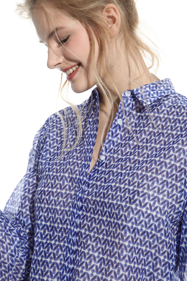 Printed voilé shirt Intrend Printed voilé shirt Intrend