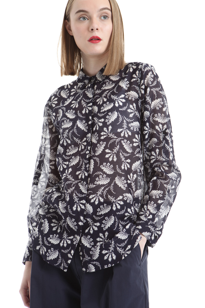 Printed voilé shirt Intrend Printed voilé shirt Intrend