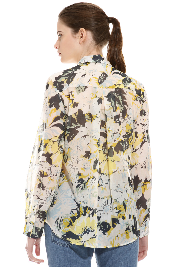 Printed voilé shirt Intrend Printed voilé shirt Intrend