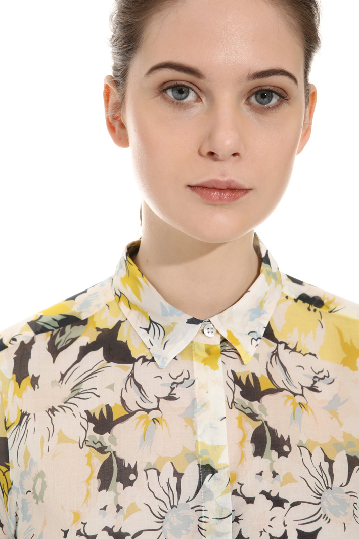 Printed voilé shirt Intrend Printed voilé shirt Intrend