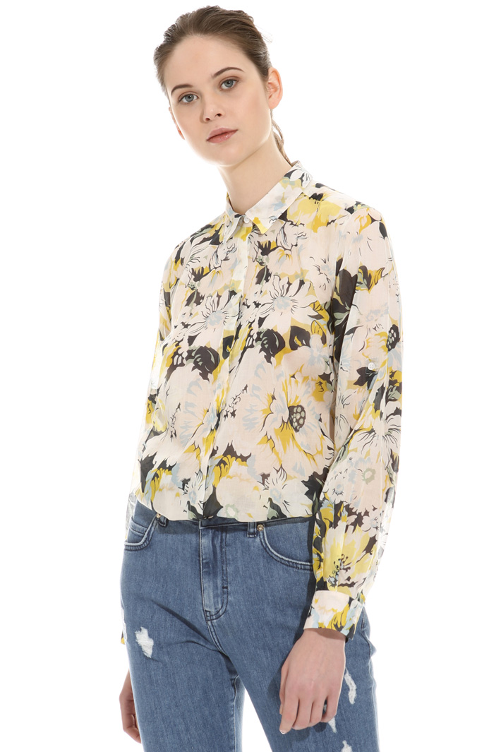Printed voilé shirt Intrend Printed voilé shirt Intrend