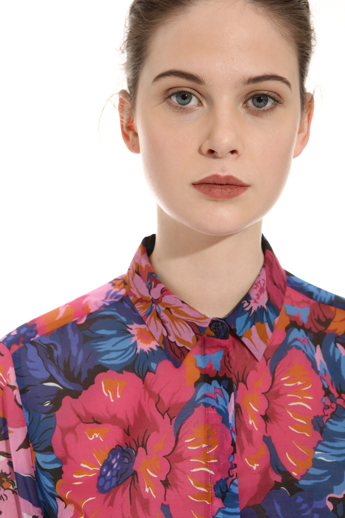 Printed voilé shirt Intrend Printed voilé shirt Intrend