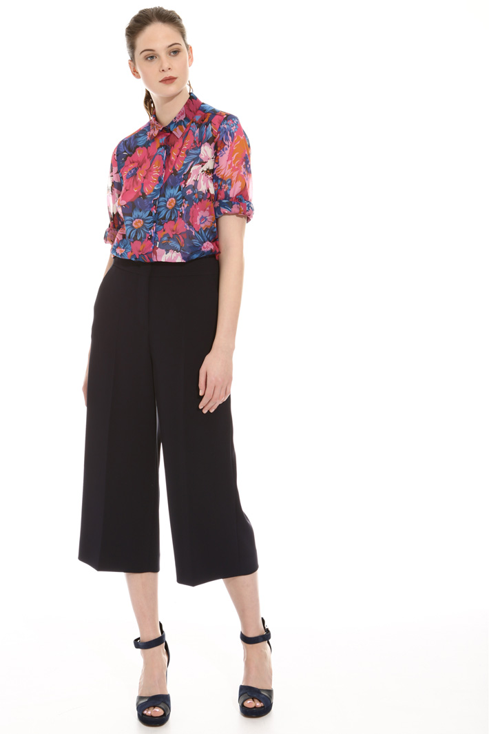 Printed voilé shirt Intrend Printed voilé shirt Intrend