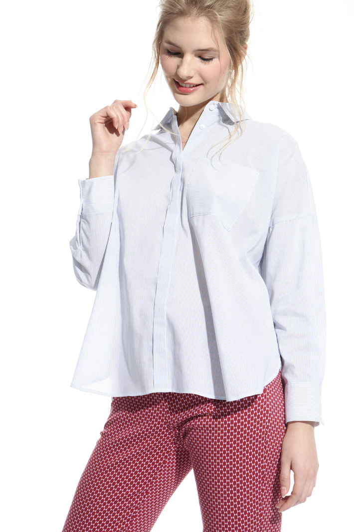 Boxy-fit cotton shirt Intrend Boxy-fit cotton shirt Intrend