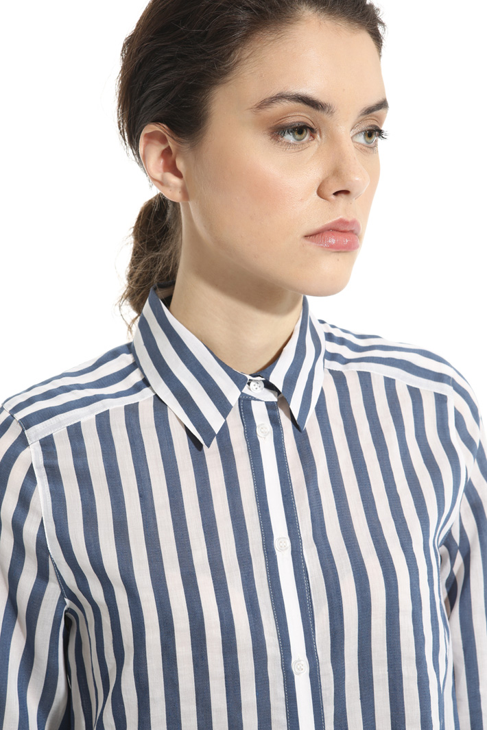 Striped muslin shirt Intrend Striped muslin shirt Intrend