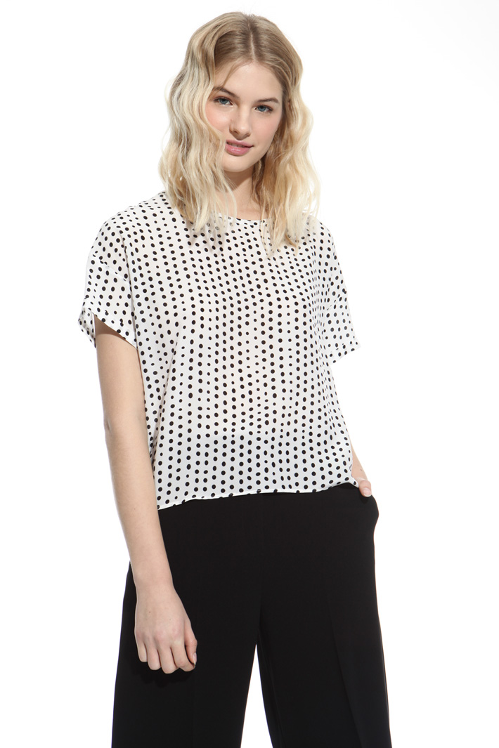 Printed silk top Intrend Printed silk top Intrend