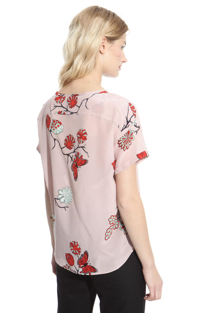 Printed silk top Intrend Printed silk top Intrend