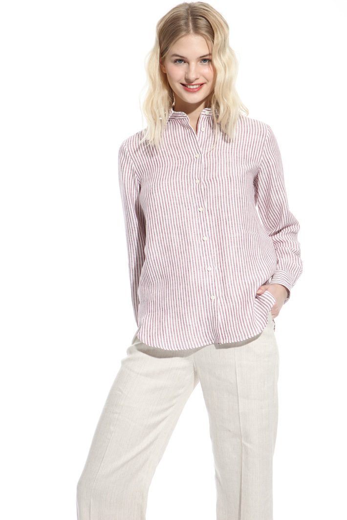Yarn-dyed linen shirt Intrend Yarn-dyed linen shirt Intrend