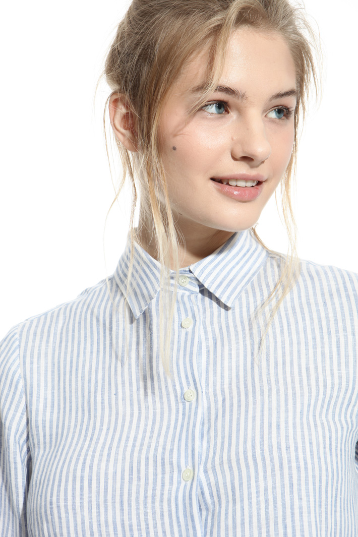 Yarn-dyed linen shirt Intrend Yarn-dyed linen shirt Intrend