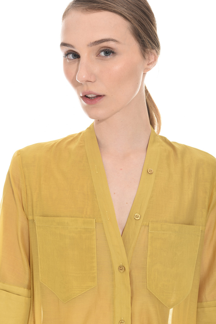 Cotton organza shirt Intrend Cotton organza shirt Intrend