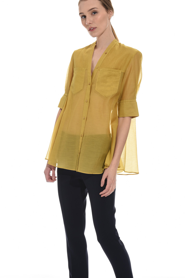 Cotton organza shirt Intrend Cotton organza shirt Intrend