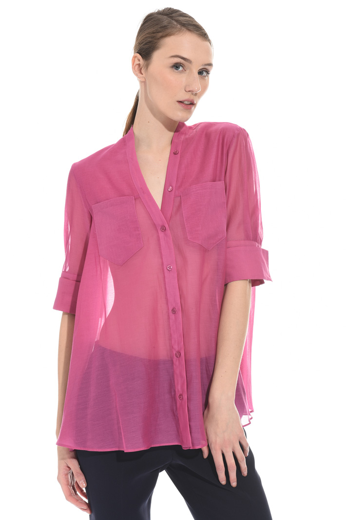 Cotton organza shirt Intrend Cotton organza shirt Intrend