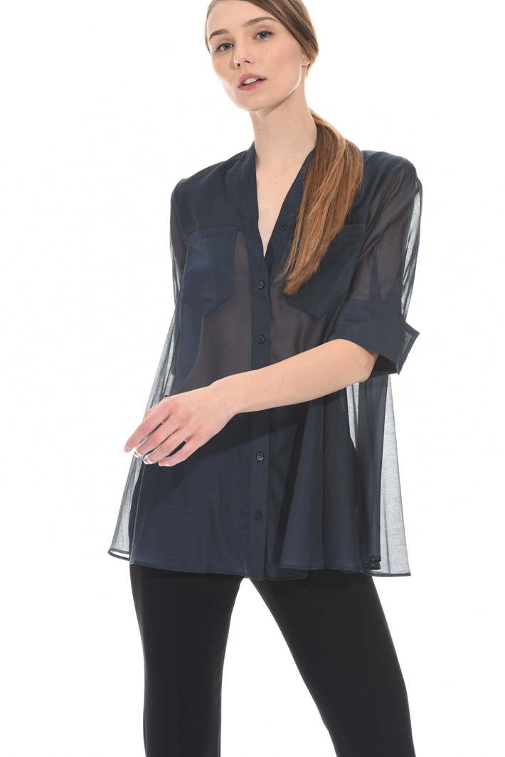 Cotton organza shirt Intrend Cotton organza shirt Intrend