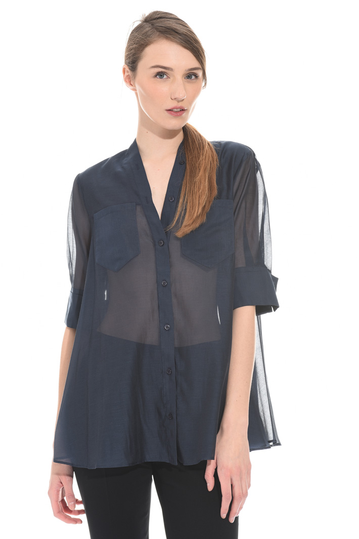 Cotton organza shirt Intrend Cotton organza shirt Intrend