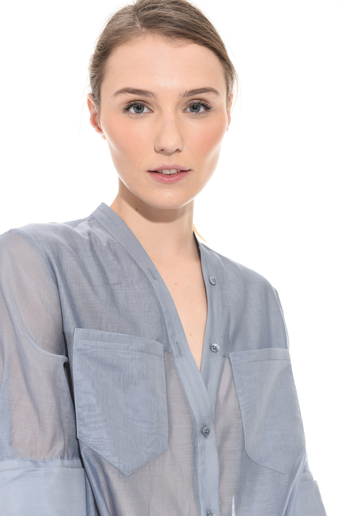 Cotton organza shirt Intrend Cotton organza shirt Intrend