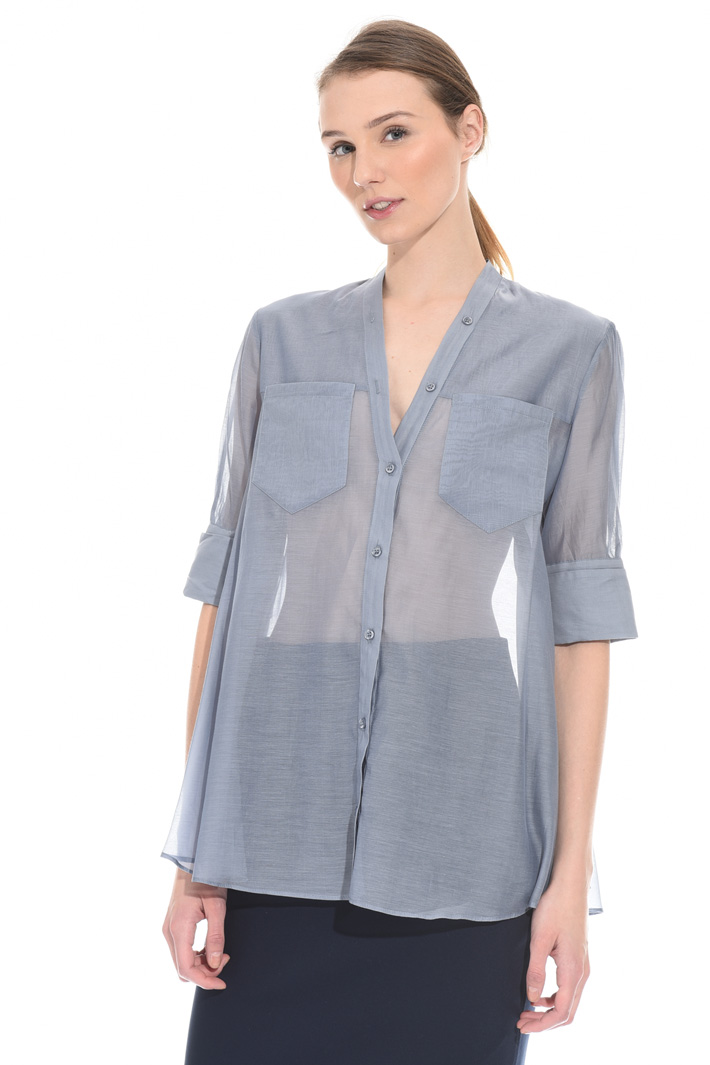Cotton organza shirt Intrend Cotton organza shirt Intrend