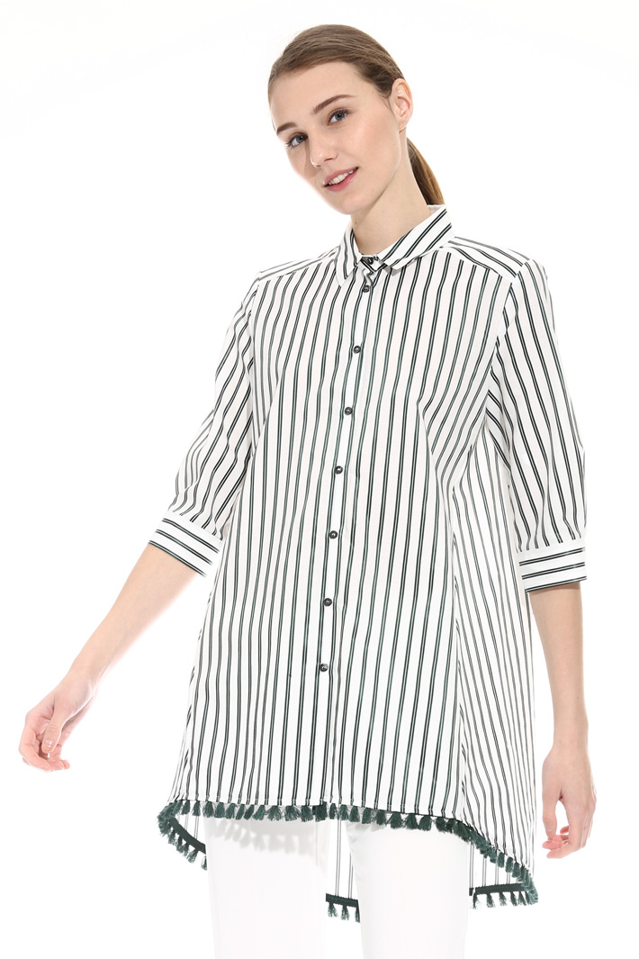 Shirt with tassels Intrend Shirt with tassels Intrend