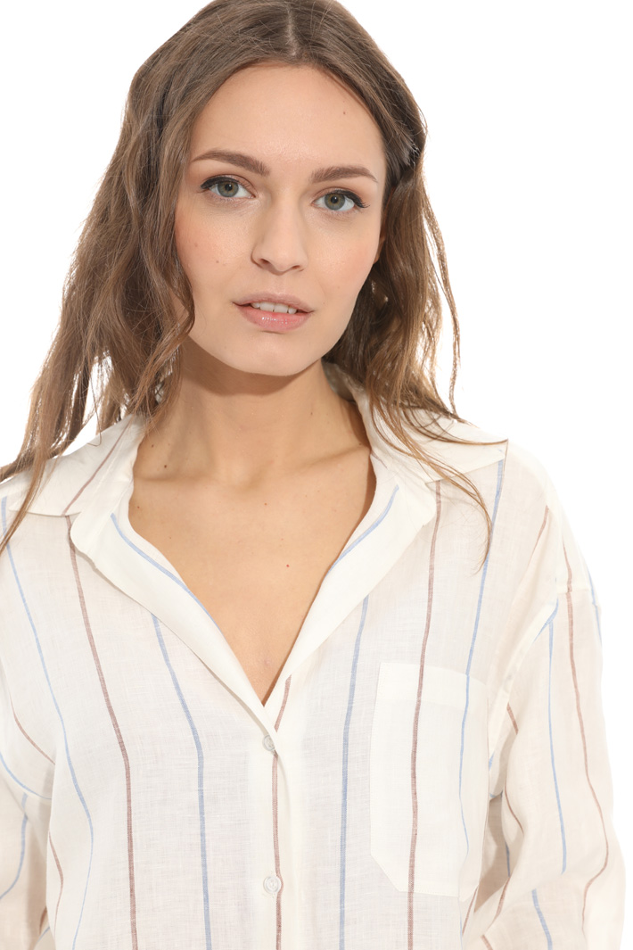 Yarn-dyed linen shirt Intrend Yarn-dyed linen shirt Intrend