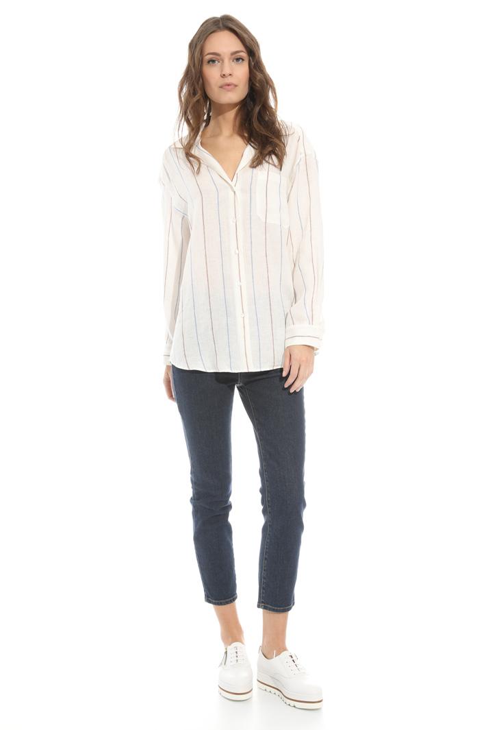 Yarn-dyed linen shirt Intrend Yarn-dyed linen shirt Intrend