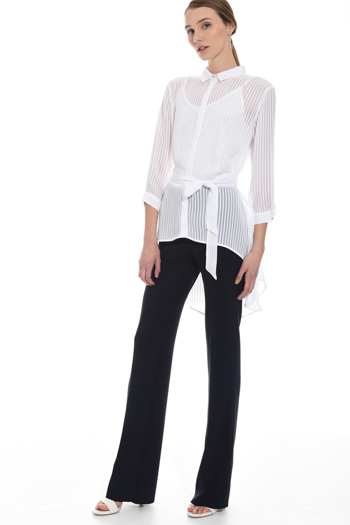 Asymmetrical striped shirt Intrend Asymmetrical striped shirt Intrend