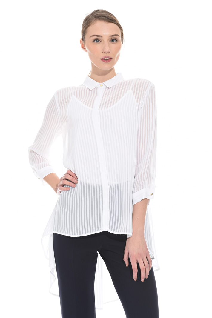 Asymmetrical striped shirt Intrend Asymmetrical striped shirt Intrend
