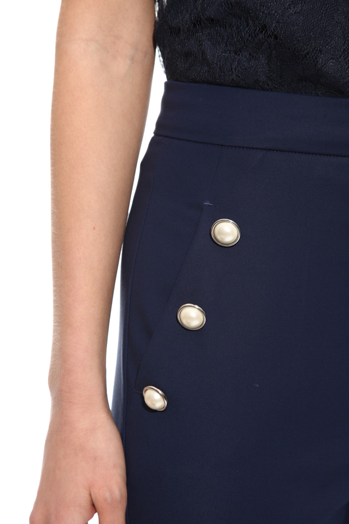 Pantalone con bottoni perla Intrend Pantalone con bottoni perla Intrend