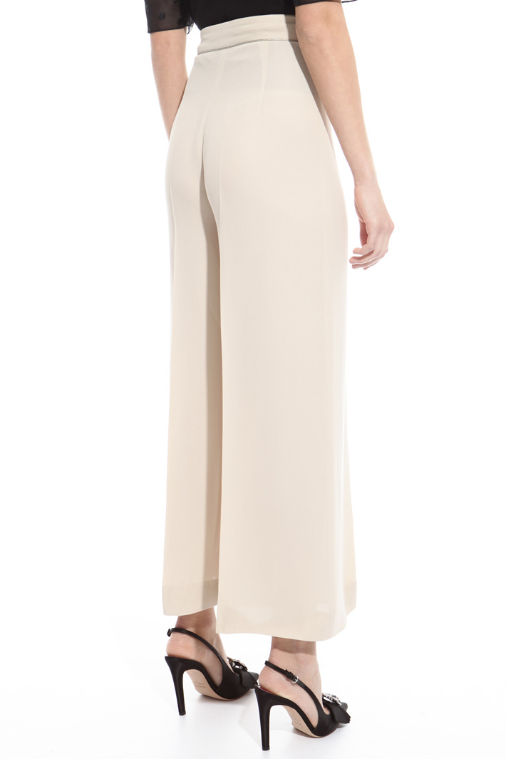 Pantalone cropped in cady Intrend Pantalone cropped in cady Intrend