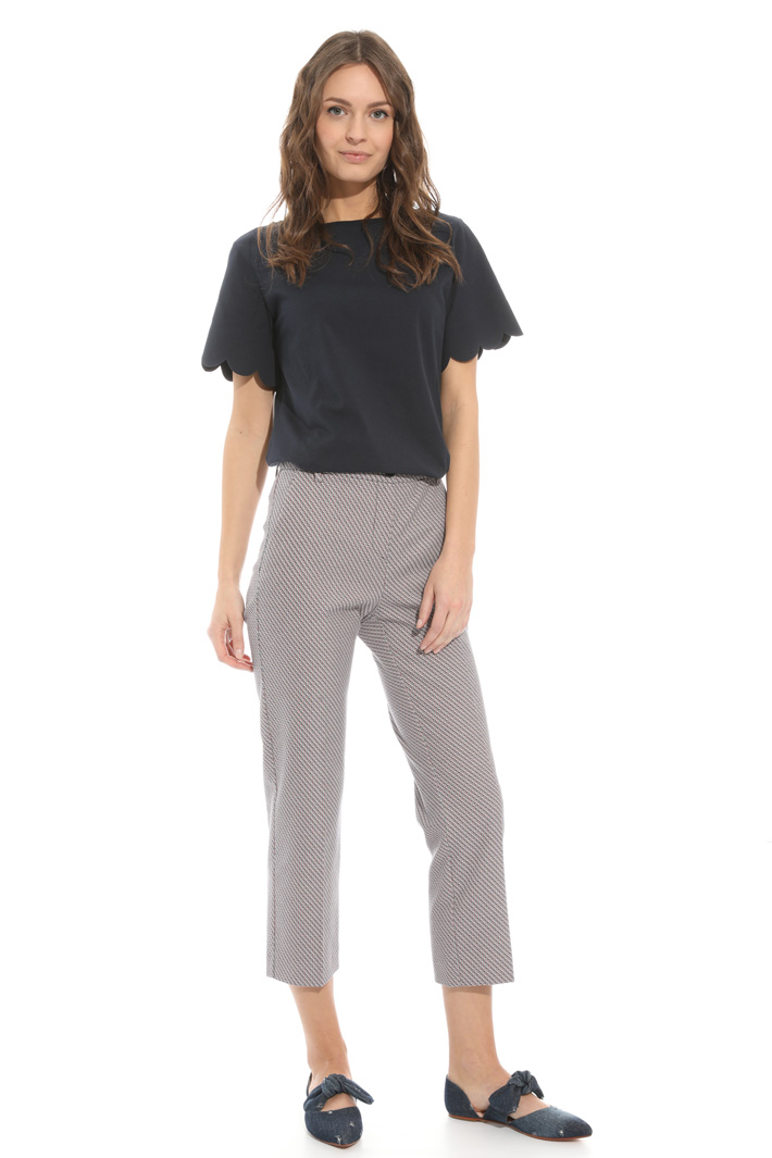 Interwoven fabric trousers Intrend Interwoven fabric trousers Intrend