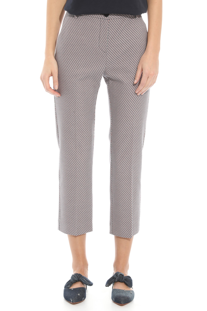 Interwoven fabric trousers Intrend Interwoven fabric trousers Intrend