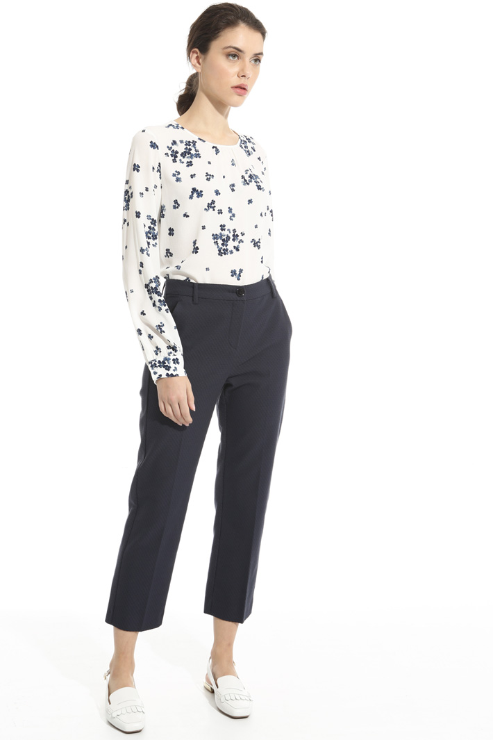Interwoven fabric trousers Intrend Interwoven fabric trousers Intrend