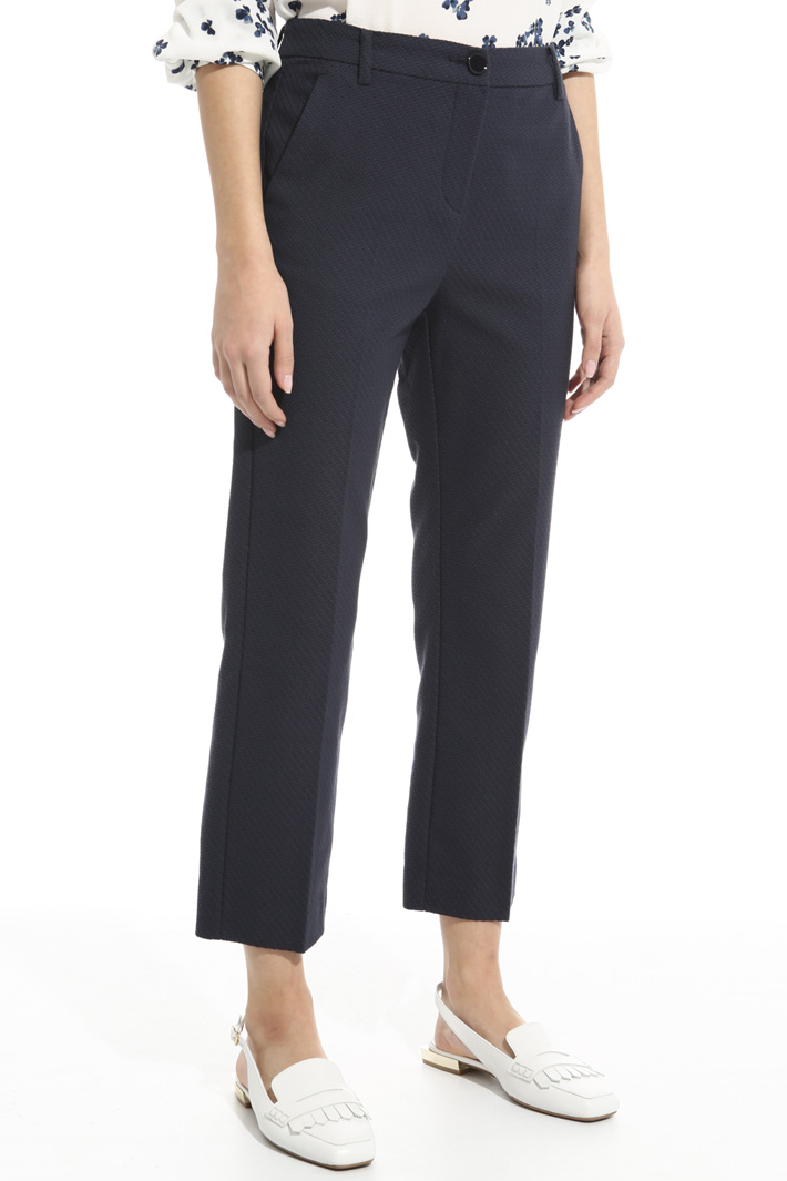 Interwoven fabric trousers Intrend Interwoven fabric trousers Intrend