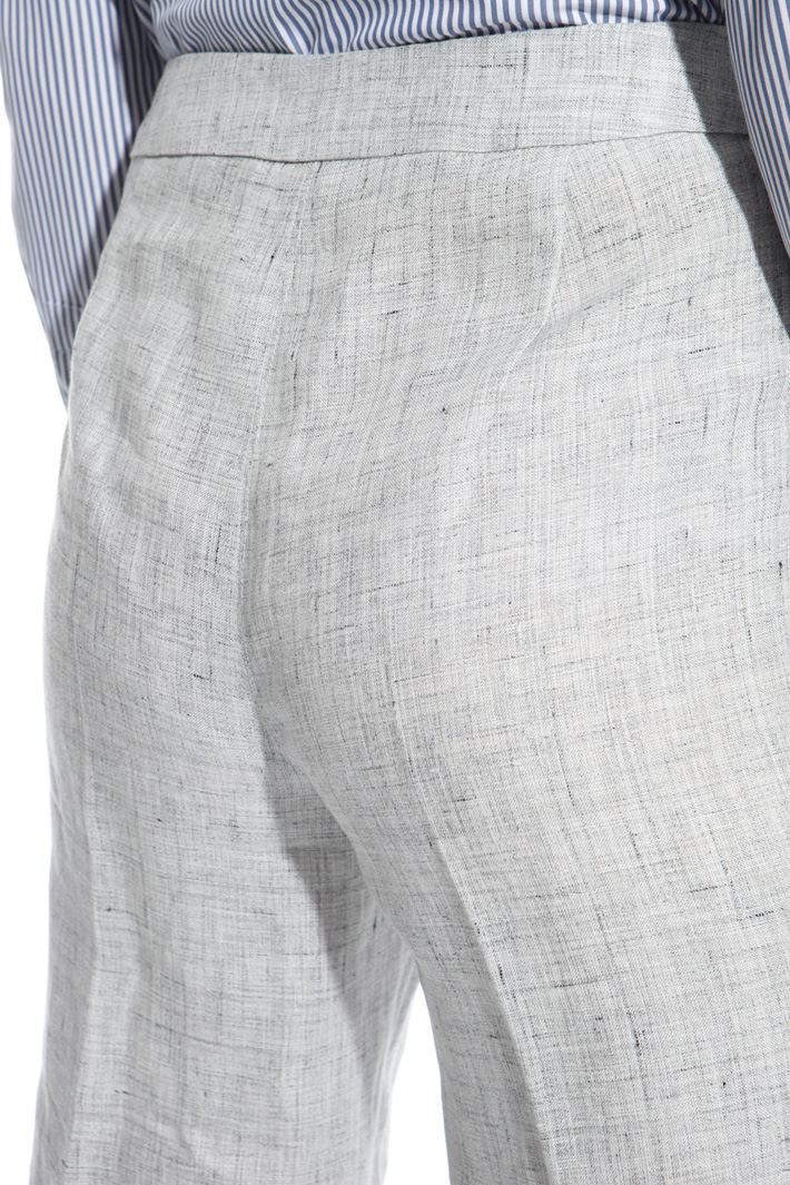 Straight-leg linen trousers Intrend Straight-leg linen trousers Intrend