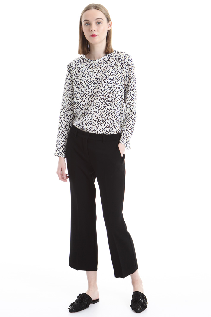 Cropped cady trousers Intrend Cropped cady trousers Intrend