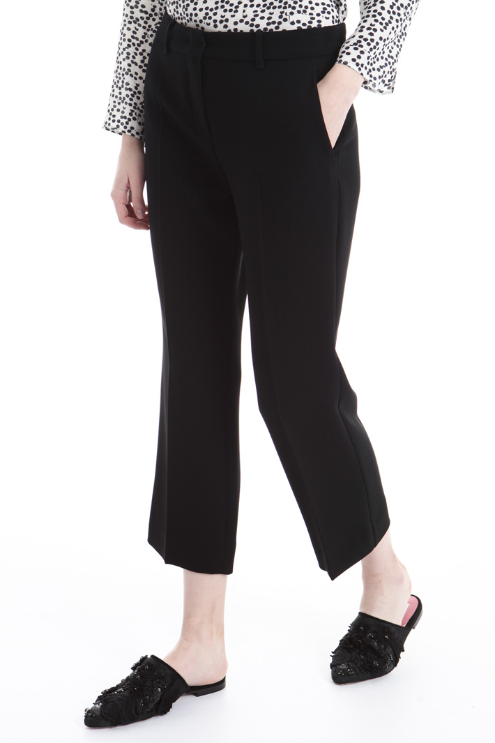 Cropped cady trousers Intrend Cropped cady trousers Intrend