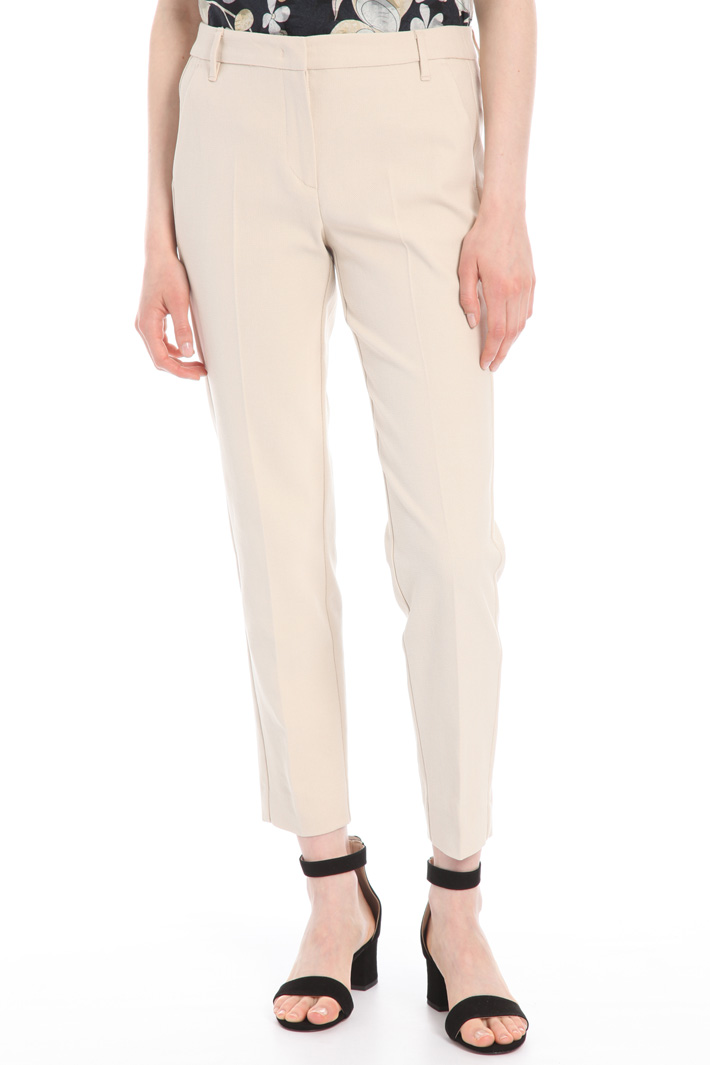 Linen and cotton trousers Intrend Linen and cotton trousers Intrend