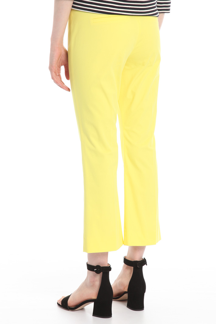 Flared cotton trousers Intrend Flared cotton trousers Intrend