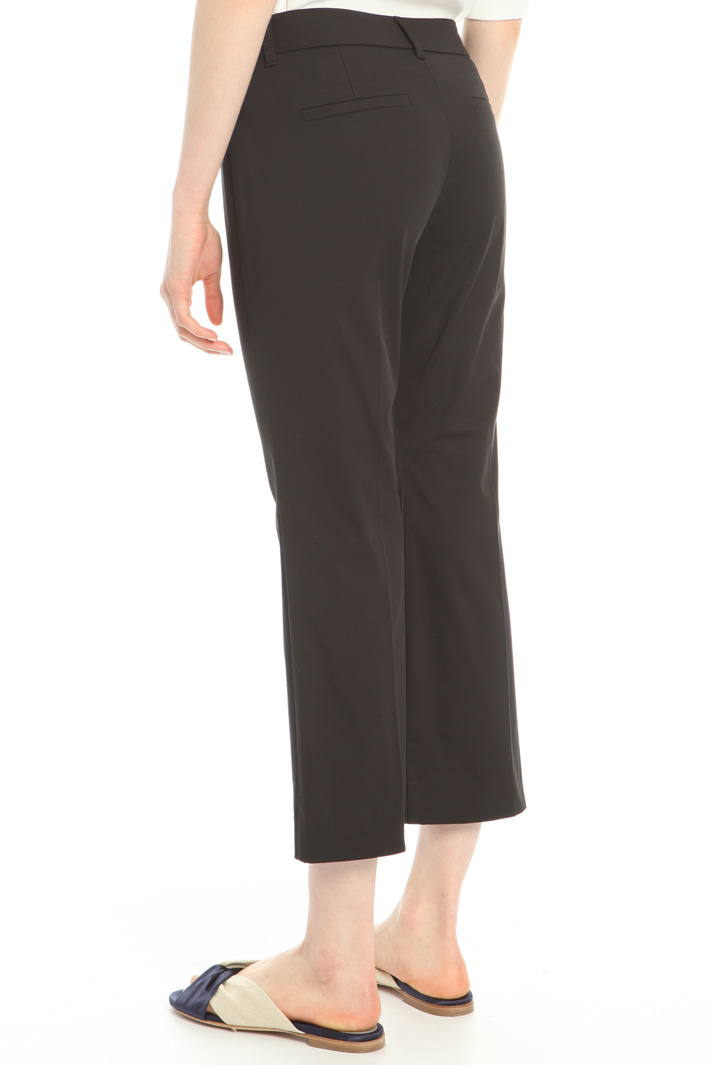 Flared cotton trousers Intrend Flared cotton trousers Intrend